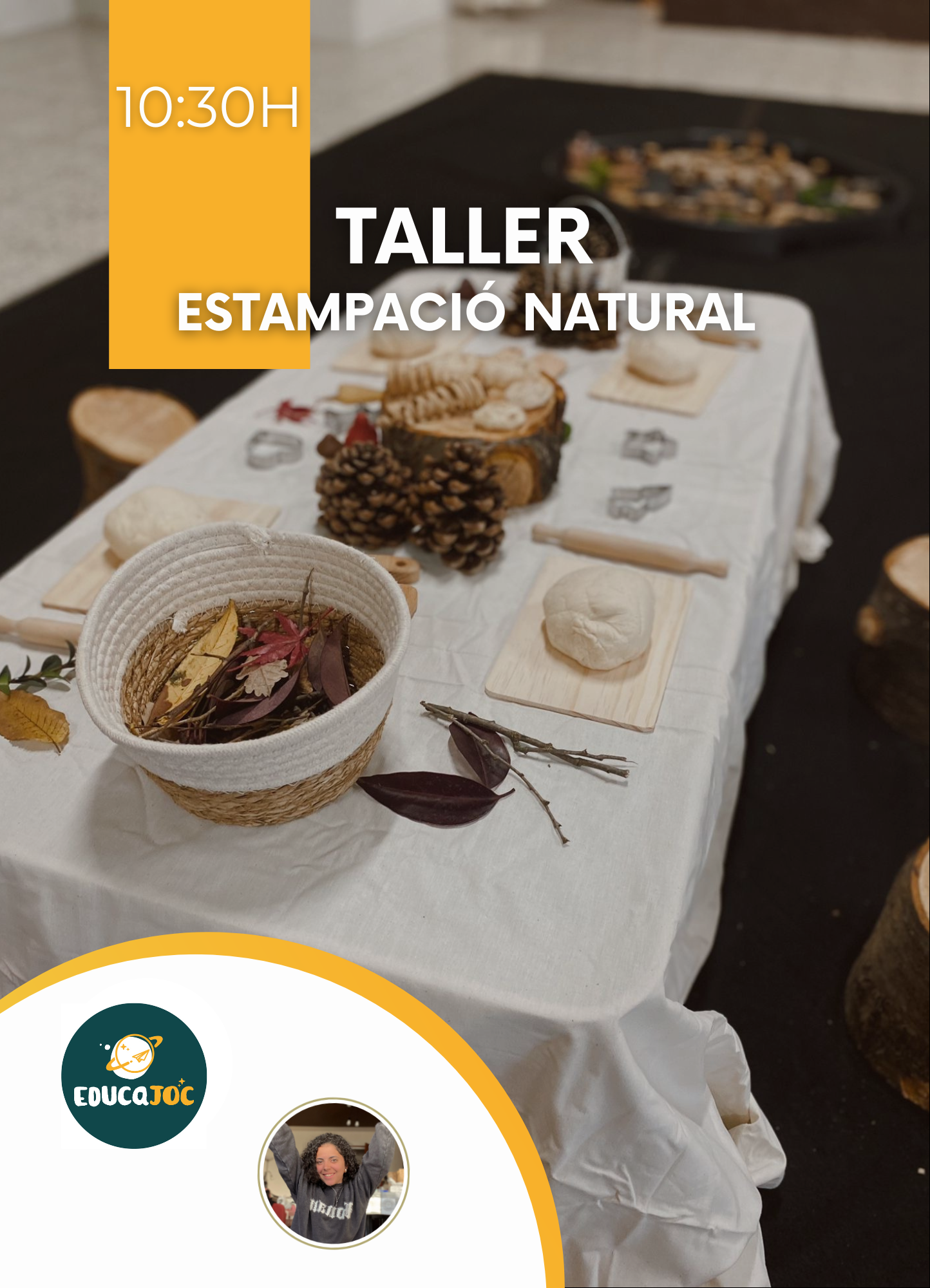 Taller sensorial: Estampació Natural 10:30h