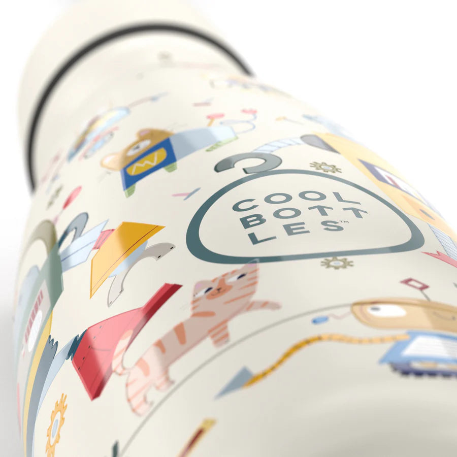 The Kids Bottle - Messy Robots 350ml