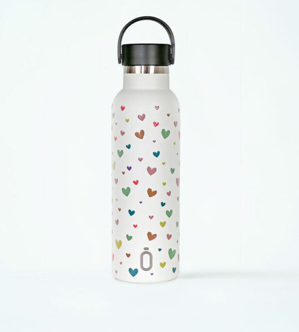 Botella Confeti 60 Corazones nata