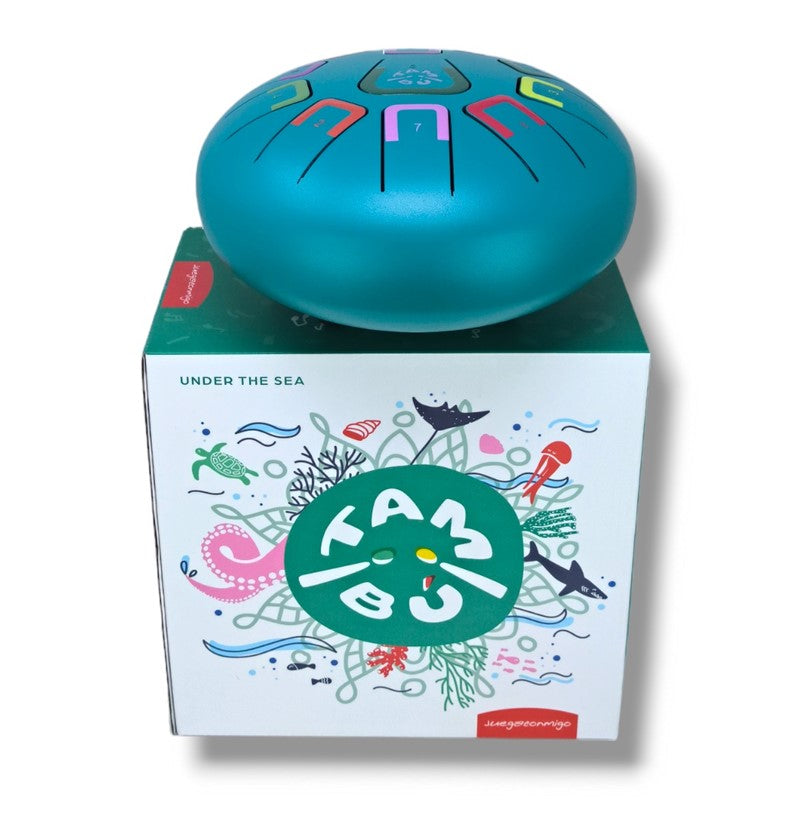 Tambú 8" 11notas - Turquesa Mate