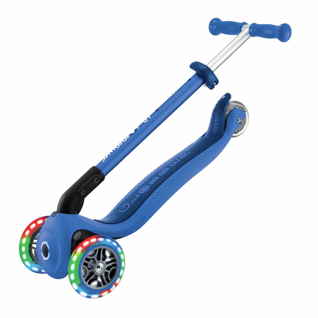 Patinete Globber Luces Azul Marino