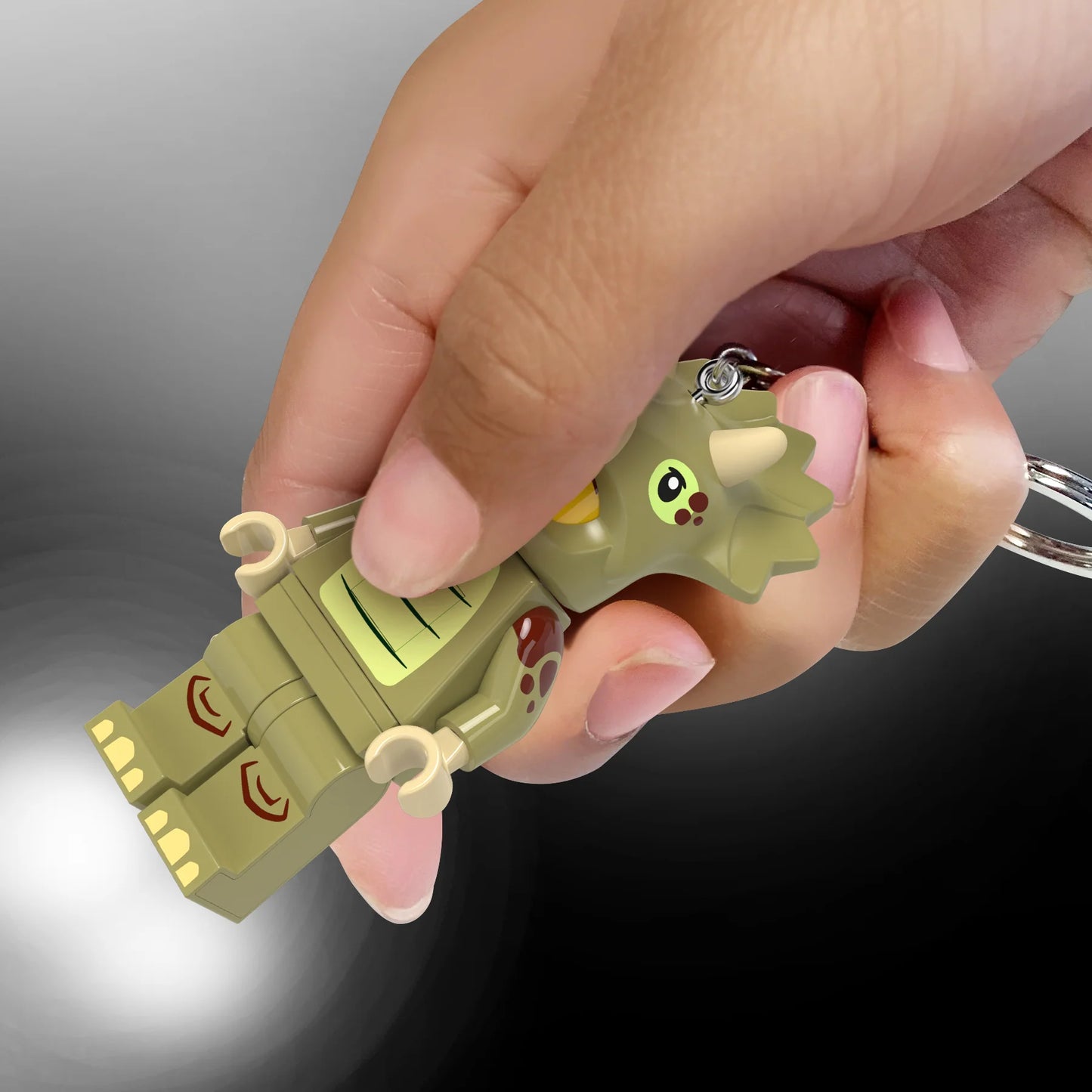 Llavero con linterna LEGO® – Triceratops