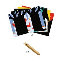 Cargar imagen en el visor de la galería, Cuadros para rascar Animales para descubrir