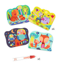 Cargar imagen en el visor de la galería, Colorea mágico Escondido en el bosque