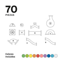 Cargar imagen en el visor de la galería, Imanix Tobogán 70 pzas