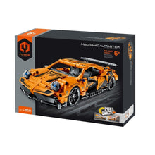 Cargar imagen en el visor de la galería, Coche de carreras naranja