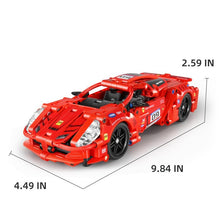 Cargar imagen en el visor de la galería, Coche de carreras rojo