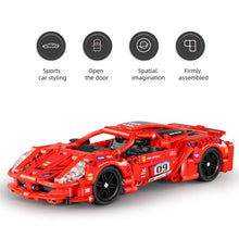 Cargar imagen en el visor de la galería, Coche de carreras rojo