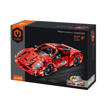 Cargar imagen en el visor de la galería, Coche de carreras rojo