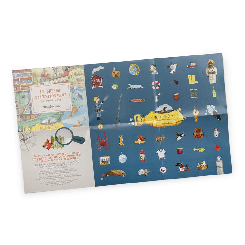 Puzzle barco El Explorador (200 piezas).