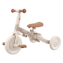 Cargar imagen en el visor de la galería, Triciclo con barra blanco flores
