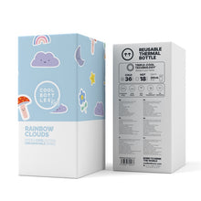 Cargar imagen en el visor de la galería, The Kiddie Bottle - Rainbow Clouds 350ml