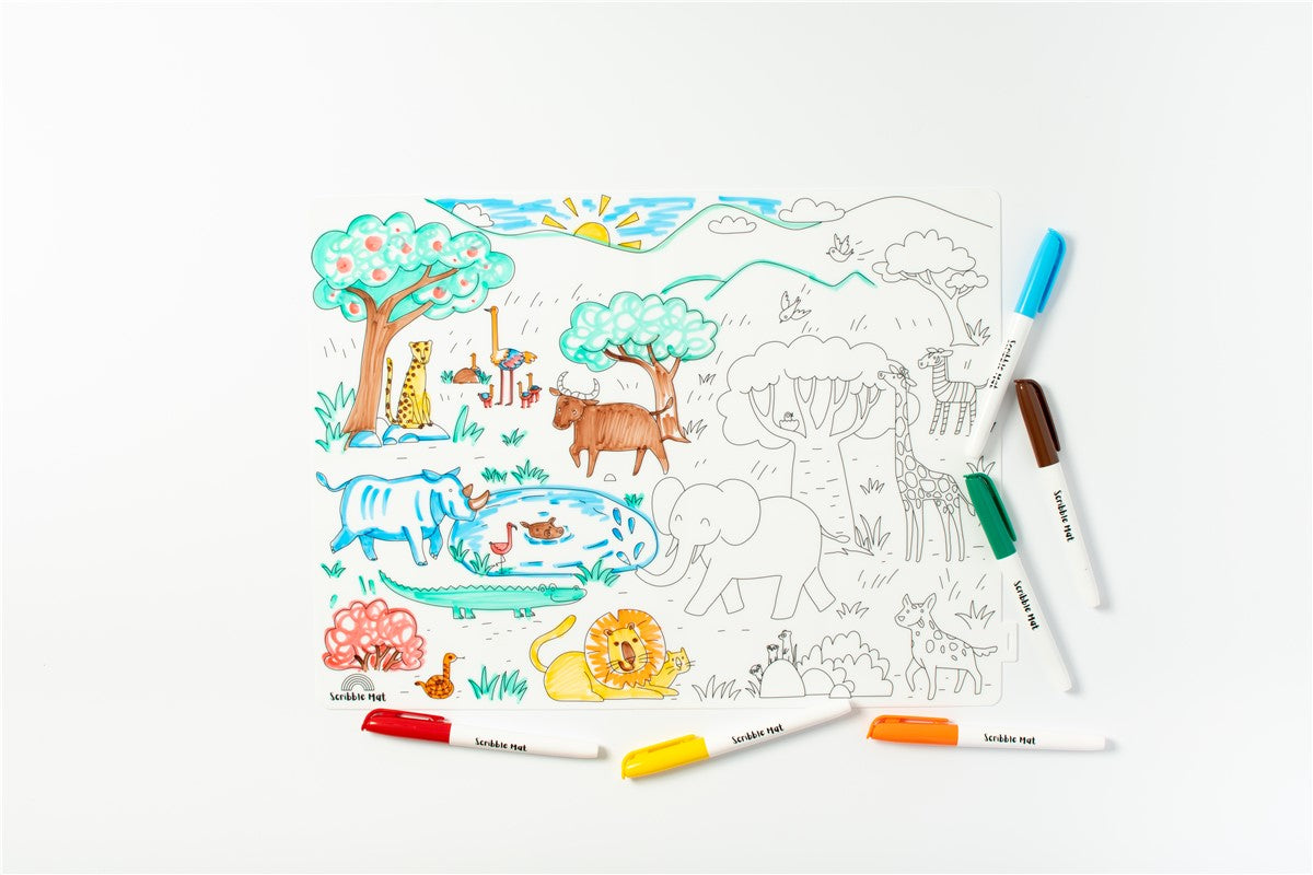 Scribble "De Safari" 6 rotul.