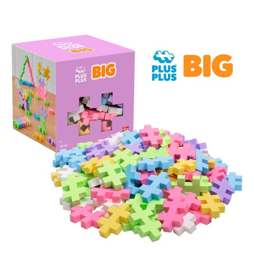 Cubo BIG PLUS PLUS Pastel Mix 100 pcs