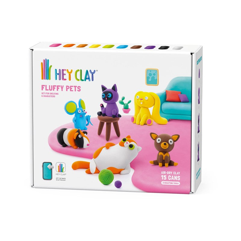 Mascotas peludas set 6 figuras (15 Botes)