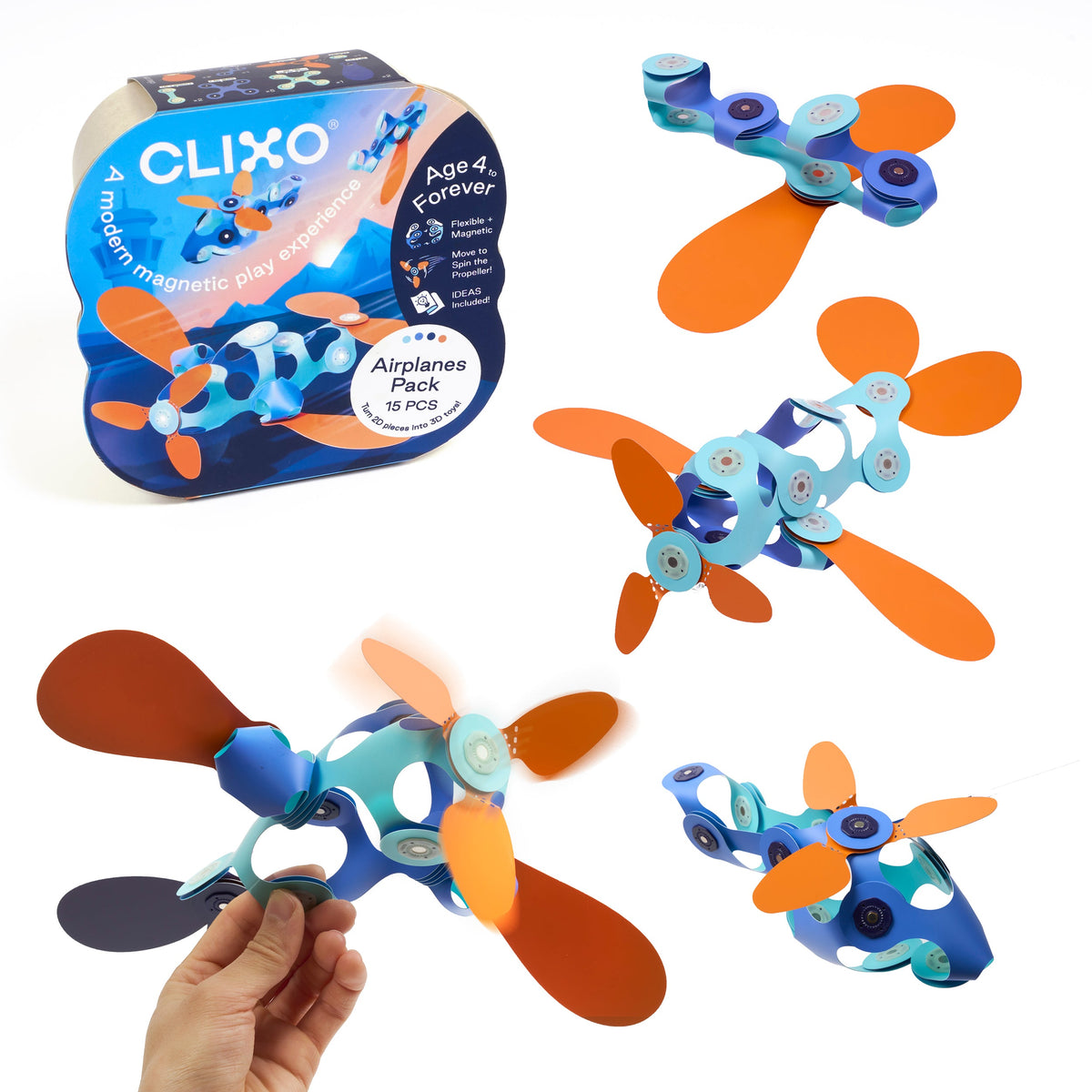 Clixo Airplanes Pack 15 piezas