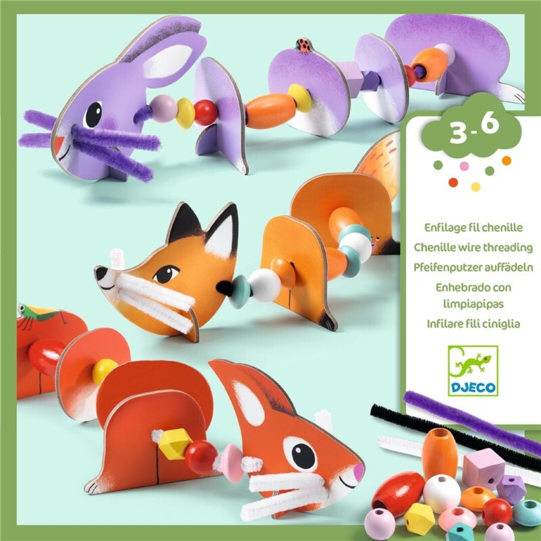Ensartes: Animales adorables de Djeco