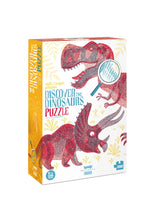 Cargar imagen en el visor de la galería, DISCOVER THE DINOSAURS PUZZLE