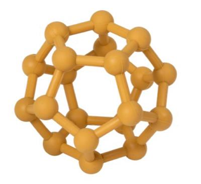 Pelota de silicona de color amarillo