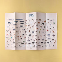 Cargar imagen en el visor de la galería, Animal world poster & stickers