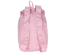 Cargar imagen en el visor de la galería, Mochila Grande Tela Dots Pink