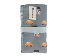 Cargar imagen en el visor de la galería, Juego Mantel con Circuito Azul + 3 Coches