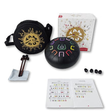 Cargar imagen en el visor de la galería, Tambú 8" 11 notas - Negro Mate