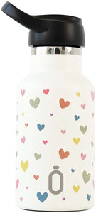 BOTELLA TERMO 'RUNBOTT MII' CONFETI CORAZONES 350ML NATA TAPON SPORT