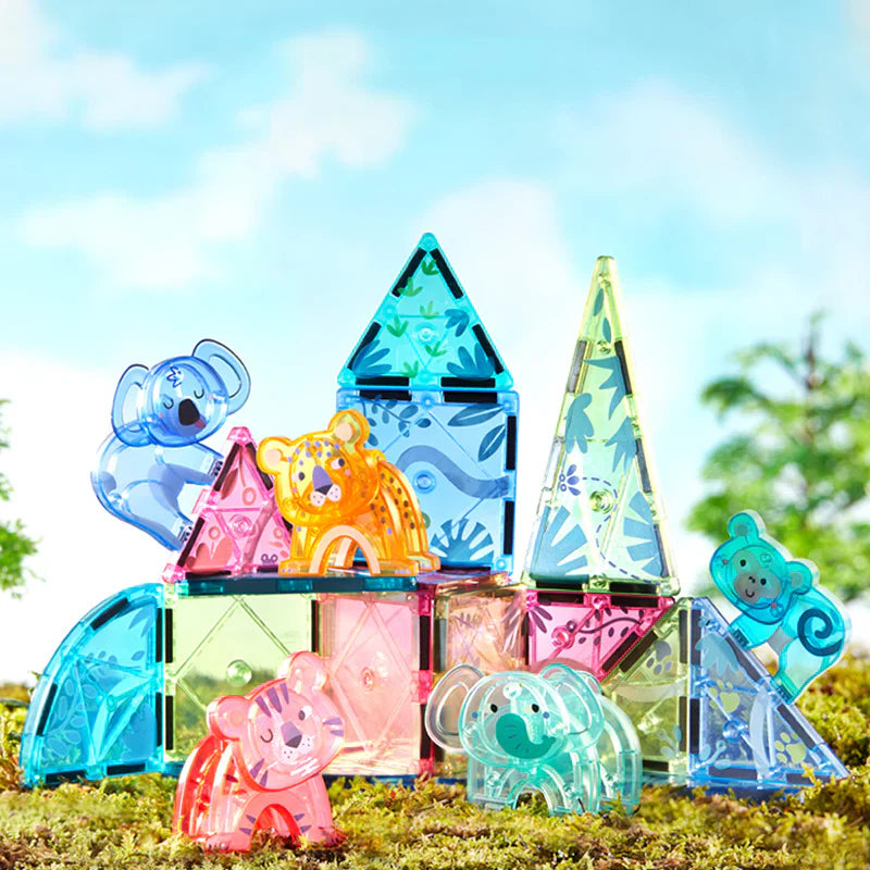 Bloques magnéticos Mideer – Animales (40 piezas)