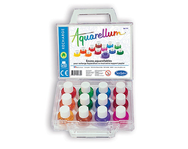 Acuarelas 12 colores