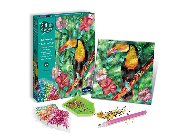 Canevas a Diamanter Toucan