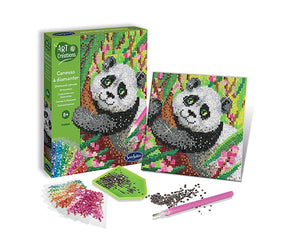 Canevas a Diamanter Panda
