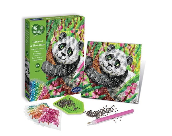 Canevas a Diamanter Panda