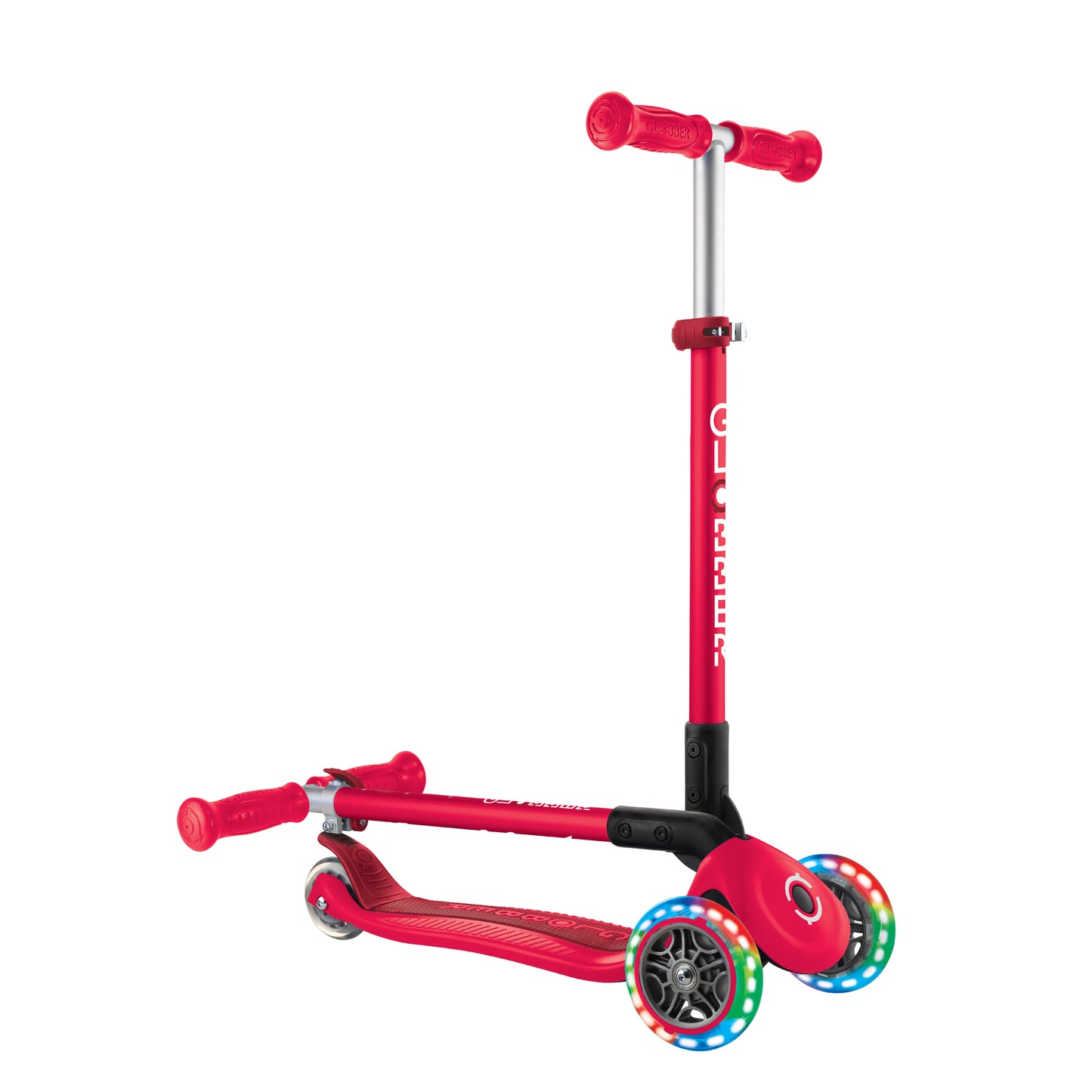 Patinete Globber Luces Rojo