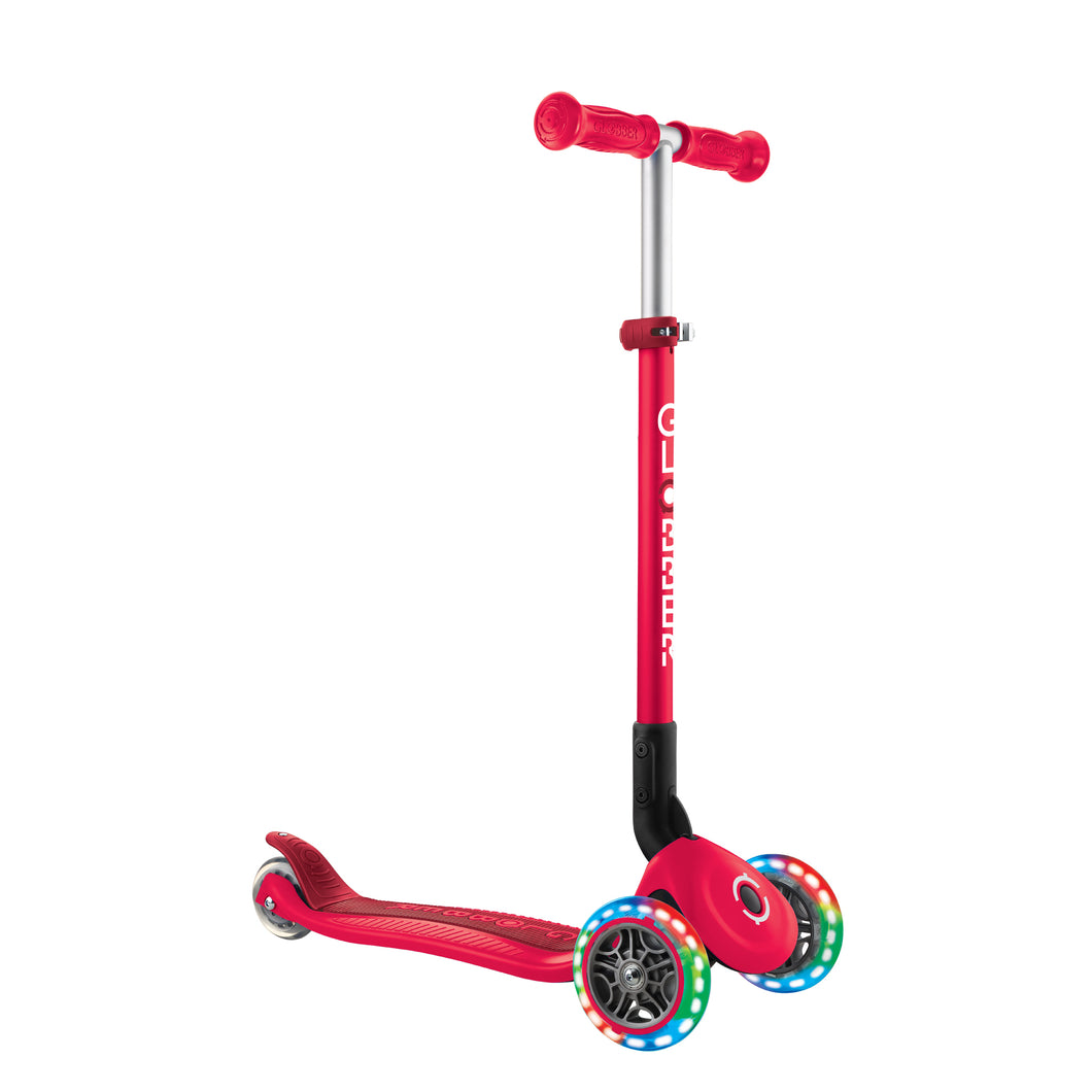 Patinete Globber Luces Rojo