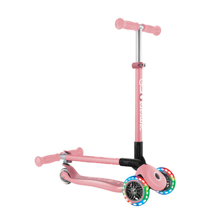 Patinete Globber Luces Rosa