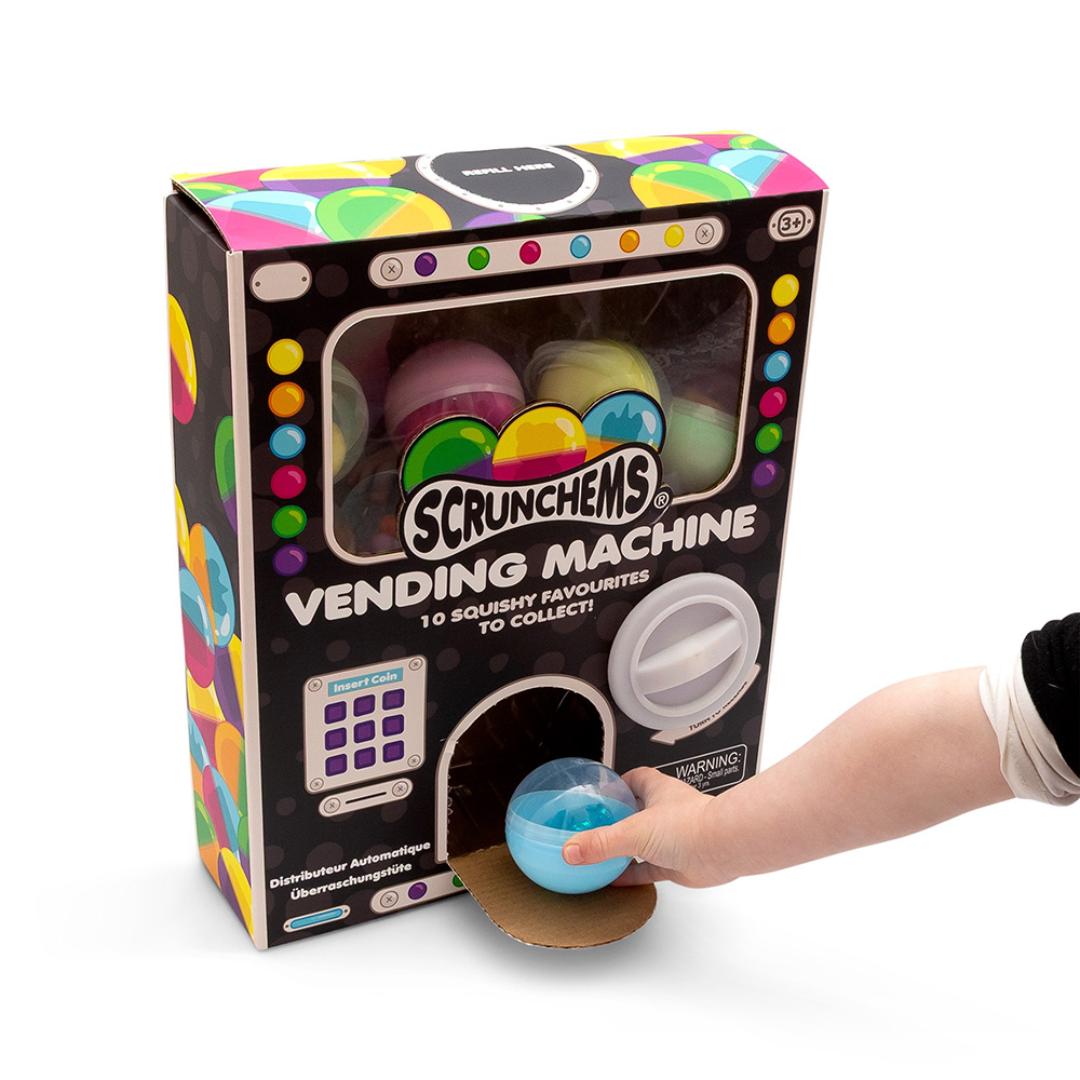 Scrunchems Vending Machine en uso