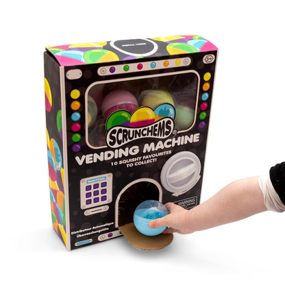 Scrunchems Vending Machine en uso