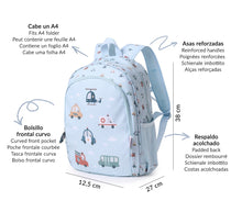 Cargar imagen en el visor de la galería, Mochila Mediana City Cars
