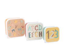Cargar imagen en el visor de la galería, 3 Cajas Almuerzo Funny Letters

