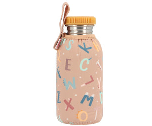 Botella Acero con Funda Funny Letters 500ml