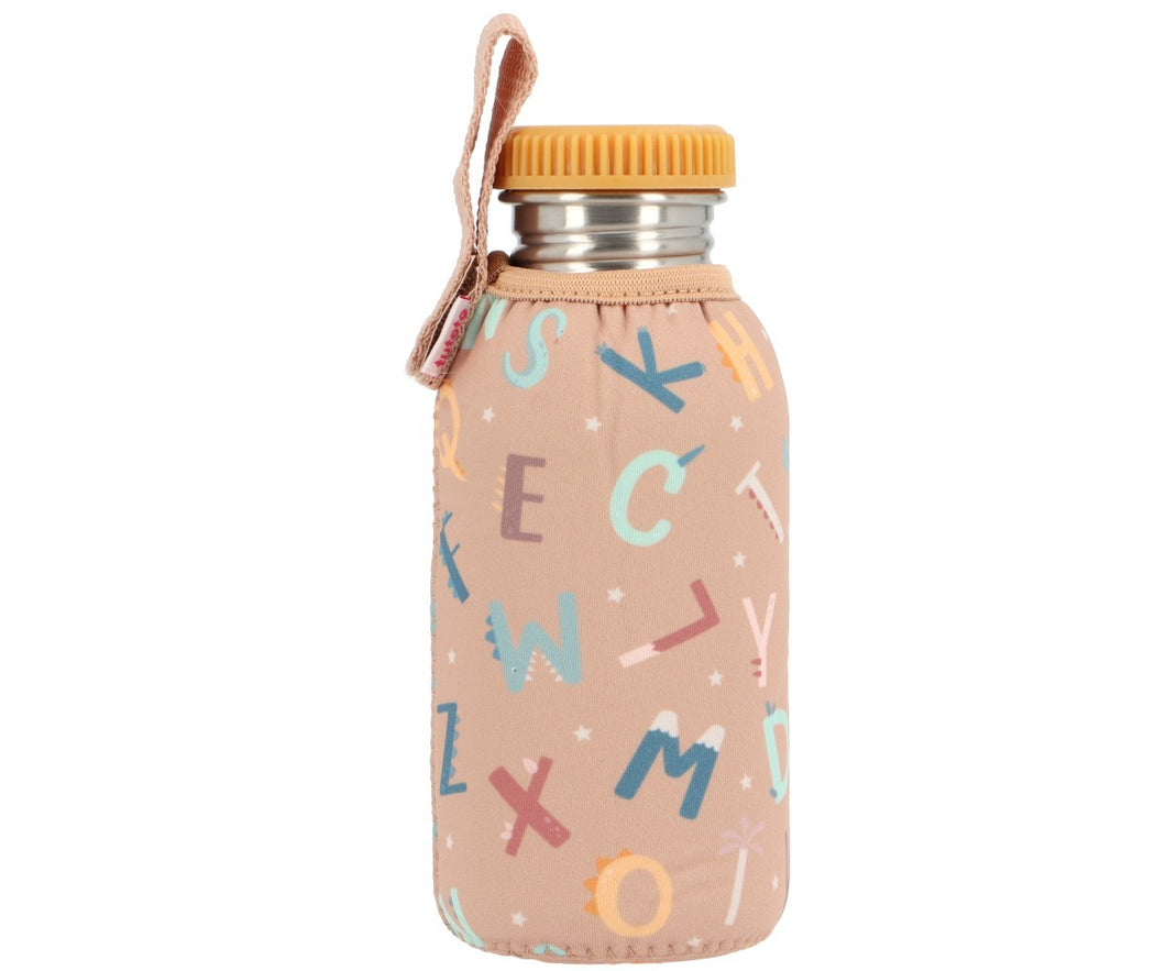 Botella Acero con Funda Funny Letters 500ml