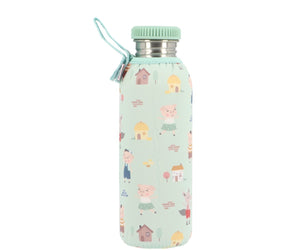 Botella Acero con Funda The Three Little Pigs 750ml