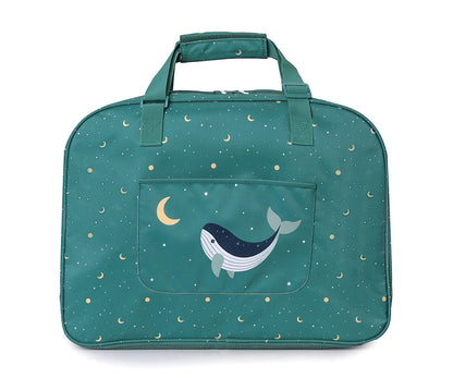 Bolso de Playa con Rejilla Whale Teal
