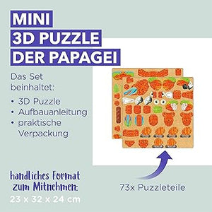 mierEdu Mini puzzle 3D - Loro