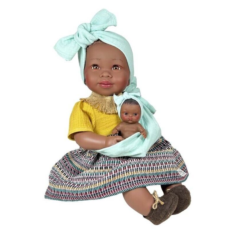 María con bebé Mustard