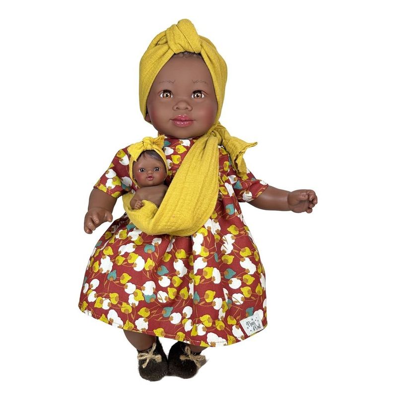 María con bebé Brown