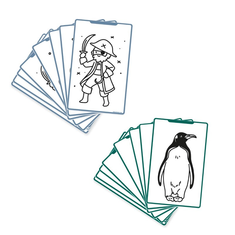 Plantillas KIDYDRAW Mini Animales del Mundo y Ocean&Pirates