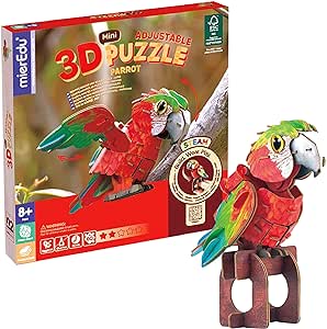 mierEdu Mini puzzle 3D - Loro