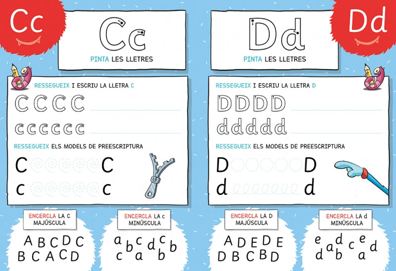 Aprendre les LLETRES a l'Escola de Monstres
